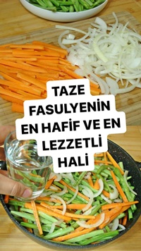 Havuçlu Taze Fasulye Borani