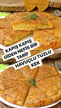 Havuçlu Tuzlu Kek