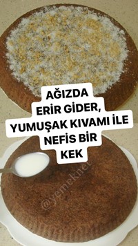 Hindistan Cevizli Islak Kek