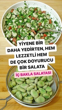 İç Bakla Salatası