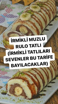 İrmikli Muzlu Rulo Tatlı