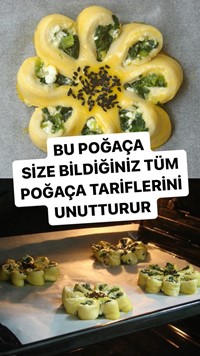 Ispanaklı Çiçek Poğaça