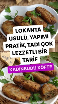 Kadınbudu Köfte
