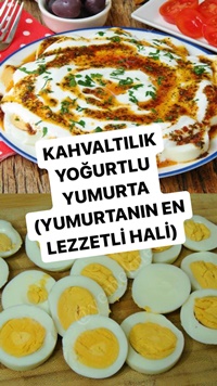 Kahvaltılık Yoğurtlu Yumurta
