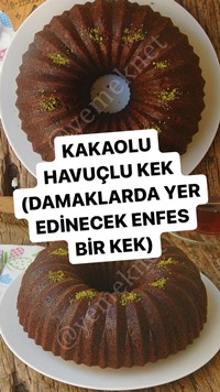 Kakaolu Havuçlu Kek