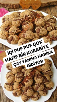 Kakaolu Susamlı Kurabiye