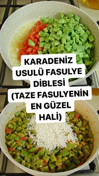 Karadeniz Usulü Fasulye Diblesi