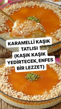 Karamelli Kaşık Tatlısı