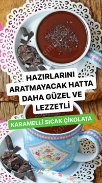 Karamelli Sıcak Çikolata