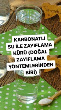 Karbonatlı Su İle Zayıflama Kürü