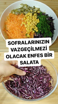 Karışık Lahana Salatası