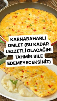 Karnabaharlı Omlet