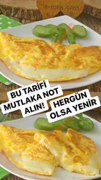 Kaşarlı Omlet