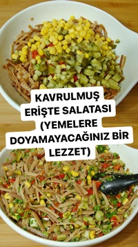 Kavrulmuş Erişte Salatası