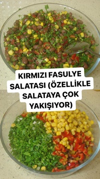 Kırmızı Fasulye Salatası