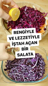 Kırmızı Lahana Salatası