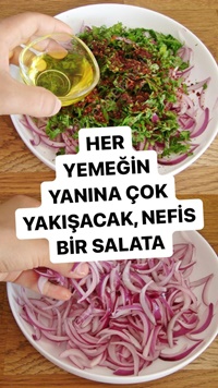 Kırmızı Soğan Salatası