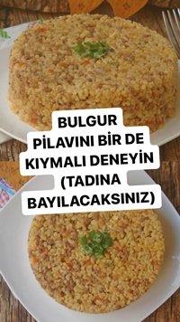 Kıymalı Bulgur Pilavı