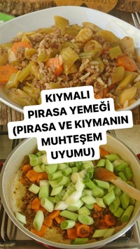 Kıymalı Pırasa Yemeği
