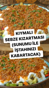 Kıymalı Sebze Kızartması