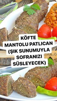 Köfte Mantolu Patlıcan