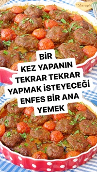 Köfteli Patlıcan Oturtma