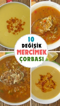 Kolay Mercimek Çorbaları