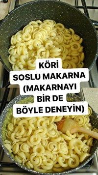 Köri Soslu Makarna