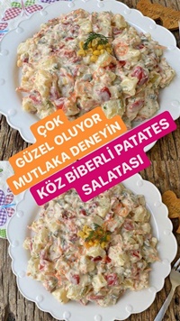 Köz Biberli Patates Salatası
