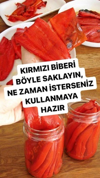 Közlenmiş Biber Konservesi