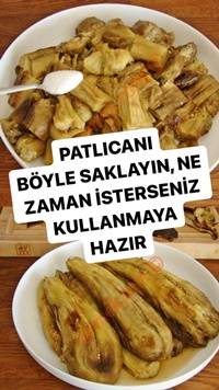 Közlenmiş Patlıcan Konservesi