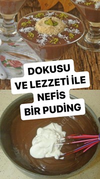 Kremalı Çikolatalı Puding