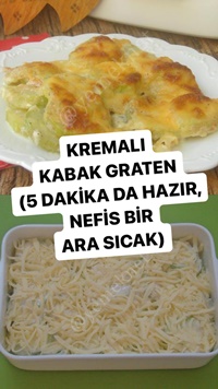 Kremalı Kabak Graten