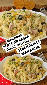 Kremalı Ton Balıklı Makarna