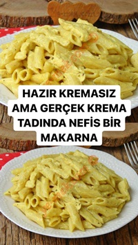 Kremasız Köri Soslu Makarna