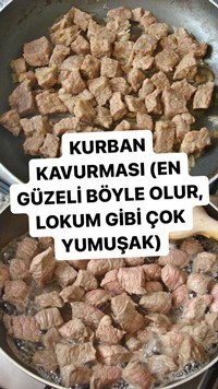 Kurban Eti Kavurması