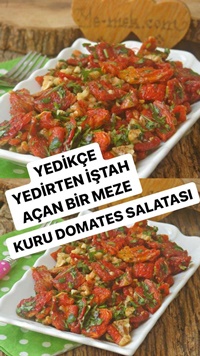 Kuru Domates Salatası