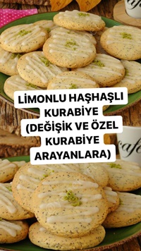 Limonlu Haşhaşlı Kurabiye