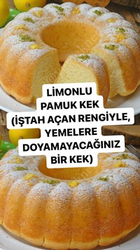 Limonlu Pamuk Kek