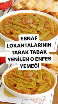 Lokanta Usulü Taze Fasulye