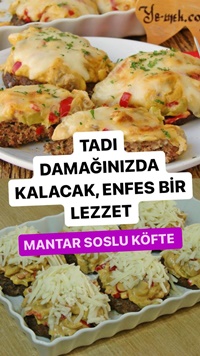 Mantar Soslu Köfte