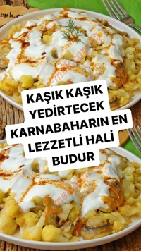 Mantarlı Karnabahar Kavurması