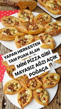 Mayasız Ağzı Açık Poğaça