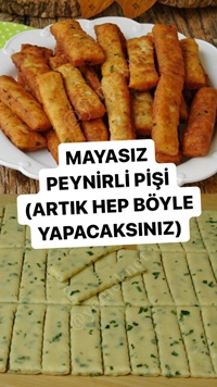 Mayasız Peynirli Pişi