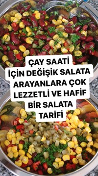 Meksika Fasulyesi Salatası
