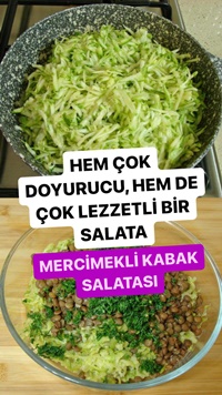Mercimekli Kabak Salatası