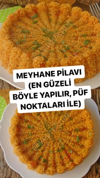 Meyhane Pilavı