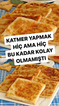 Milföy Hamurundan Katmer