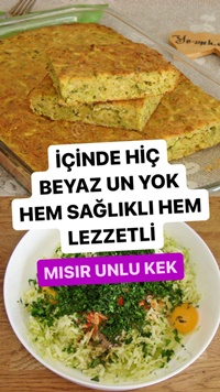 Mısır Unlu Kabaklı Kek