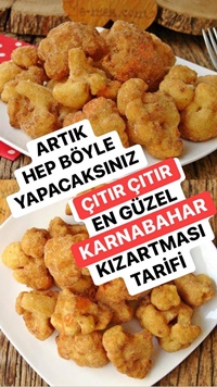 Mısır Unlu Karnabahar Kızartması